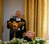Youd Be Speaking French King Charles III Roasts Donald Trump At White House state dinner