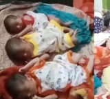 Mother of 4 welcomes triplets in rare normal delivery in Madhya Pradesh