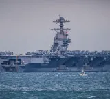 US aircraft carrier Gerald R. Ford leaves Middle East