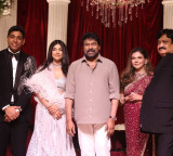 Chiranjeevi Attends Sunil Narangs Daughter Simrans Wedding Reception