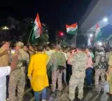 Bengal polls: Trinamool, BJP workers clash outside Biddhannagar counting centre