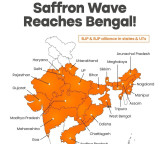 BJP shares India political map from Delhi to Bengal