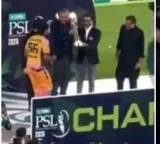 Babar Azam Wins PSL Trophy Imitates Rohit Sharma Walk Viral Video