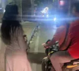 CP Sumathi as Common Woman Catches Eve Teasers at Bus Stand