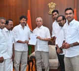 TN: Vijay invited to form govt after meeting Guv at Lok Bhavan