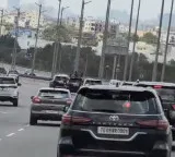 CM Revanth Reddy’s convoy travels in regular traffic in Hyderabad