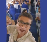 BJP Victory in Bengal Jai Shri Ram Slogans on Flights