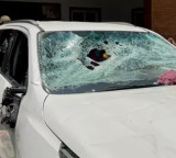 Paadi Kaushik Reddy Car Vandalized at Gangula Kamalakar Office