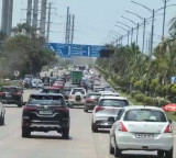 Revanth Reddy Convoy Travels in Normal Traffic