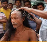 Bengal Man Baneshwar Barman Shaves Head After 15 Years Of Trinamool Congress Defeat