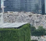 Gachibowli Hyderabad 15 Lakh Tons of Waste Mountain