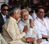 Deeply honoured to welcome PM at our residence: Chandrababu Naidu