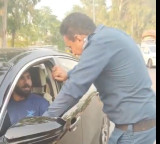 Pakistan Cricketer Irfan Khan Caught Without Seat Belt