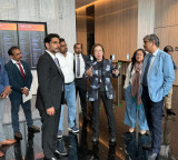 Nara Lokesh New Avatar in Singapore