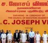 CM Vijay in trouble over Tamil anthem sequence at swearing in