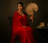 Dimple Hayathi's look in Sharwanand's 'Bhogi' revealed