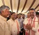 Chandrababu Naidu and Nara Lokesh Attend Assam CM Swearing in Ceremony