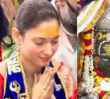 Tamannaah Bhatia Attends Bhasma Aarti at Mahakaleshwar Temple