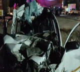 Six killed after speeding car rams into lorry near police checkpoint in TN's Tiruppur