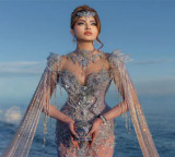 Urvashi Rautela Shines in Silver Gown at Cannes Film Festival