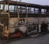 Narrow escape for 36 passengers as bus catches fire in Andhra’s Prakasam