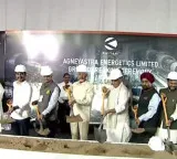Rajnath Singh, Chandrababu Naidu lay foundation stones for aerospace, defence projects at Puttaparthi