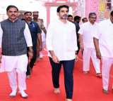 Minister Nara Lokesh Visits Sathya Sai Baba Mahasamadhi in Puttaparthi