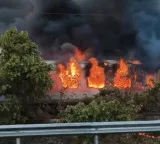 Massive fire on Delhi-bound Rajdhani Express in Kota; all passengers rescued