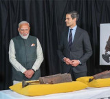Narendra Modi says Chola era copper plates returning to India is joyous moment