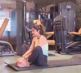 Shilpa Shetty says, she's ‘learning how to get back up literally’ as she tests her core strength