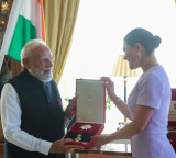Narendra Modi Receives Swedens Highest Honor Praised by Chandrababu