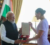 Narendra Modi Receives Swedens Highest Honor Praised by Chandrababu