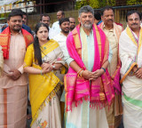 K'taka Dy CM Shivakumar visits Tirumala temple; says prayed for country to overcome economic crisis