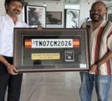TN CM Vijay Gifted Movie Number Plate TN07 CM 2026 by Director