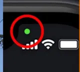 Apple iPhone Privacy Indicators Green Orange Dots