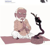 Narendra Modi depicted as snake charmer in Norway cartoon