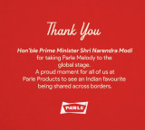 Giorgia Meloni Receives Melody Chocolate PM Modi Parle Thanks