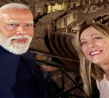 PM Modi in Rome Another Melodi Selfie Goes Viral