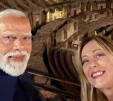 Narendra Modi welcomed by Italy PM Meloni in Rome