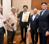 Vijay Receives Virat Kohli Signed MRF Bat as Gift