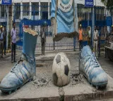 Kolkata: Statue outside Yuva Bharati Stadium removed amid long-standing criticism