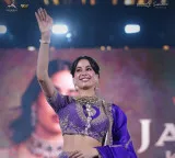 Janhvi Kapoor Shines at Peddi Event in Royal Look