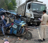 Three children killed, five injured as truck rams e-rickshaw in MP’s Chhatarpur