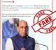 PIB Fact Check debunks fake claim linking Rajnath Singh to support for BLA