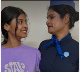 Indigo Air Hostess Payal Dresses Mother in Uniform Viral Video