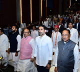 Nara Lokesh Attends Shivraj Singh Chouhans Book Launch in Delhi