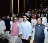 Nara Lokesh Attends Shivraj Singh Chouhans Book Launch in Delhi