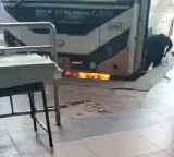 MGBS RTC Bus Catches Fire in Hyderabad