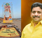 Budda Venkanna Installs Massive Cutout for TDP Mahanadu
