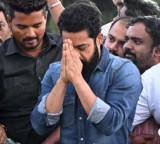 Junior NTR Pays Tribute at NTR Ghat on NTR Jayanthi